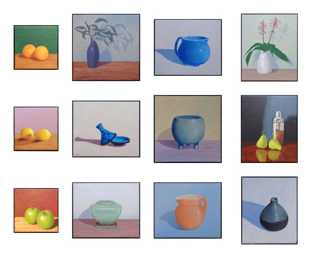 Still Life Exhibition Paintings (April 2022) by Katarina Hackman