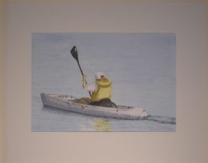 "Early Morning Paddle" 2015 [35x44cm]