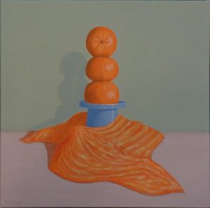 "Lighthouse of Mandarins" 2024 [40.5x40.5cm]