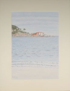 "Rocky Outcrop Flinders Island" 2018 [60x42cm]