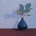 "Silver Gum Nuts and Leaves" 2022 [30x30cm]